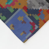 Bandanna shawl, ontwerp van tablecloth fabric, zij fleece deken (Hoek)