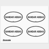 BANDAR ABBAS OVALE STICKER (Vel)