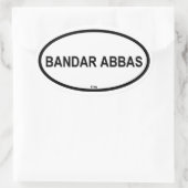 BANDAR ABBAS OVALE STICKER (Tas)