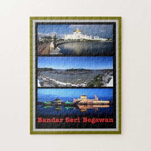 Bandar Seri Begawan - Mozaïek - Legpuzzel (Verticaal)