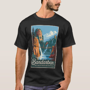 Bandarban Bangladesh Travel Art Vintage T-shirt