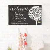 Bandbanner van Jubileum voor bruiloft Spandoek (Insitu)