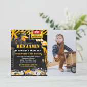 Bandbouwschaftellen Verjaardag Foto Kaart (Staand voorkant)