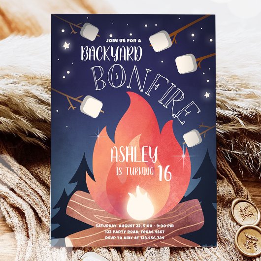 Bandbrand Camping Outdoor Birthday Kaart