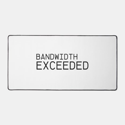 Bandbreedte Overschreden | Extra grote professione Bureaumat (Voorkant)