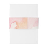 Bandeau "Klaprozen" Uitnodigingen Wikkel (Achterkant Voorbeeld)