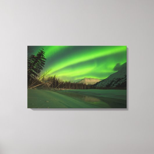 Banded Aurora Canvas Afdruk (Voorkant)