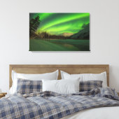 Banded Aurora Canvas Afdruk (Insitu (Slaapkamer))