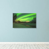 Banded Aurora Canvas Afdruk (Insitu (Houten vloer))
