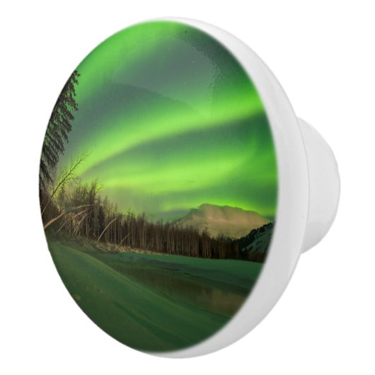 Banded Aurora Keramische Knop (Rechts)