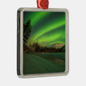 Banded Aurora Metalen Ornament (Rechts)