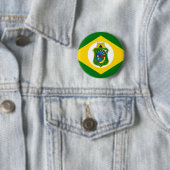 Bandeira Ceará Brasil Ronde Button 5,7 Cm (In situ)