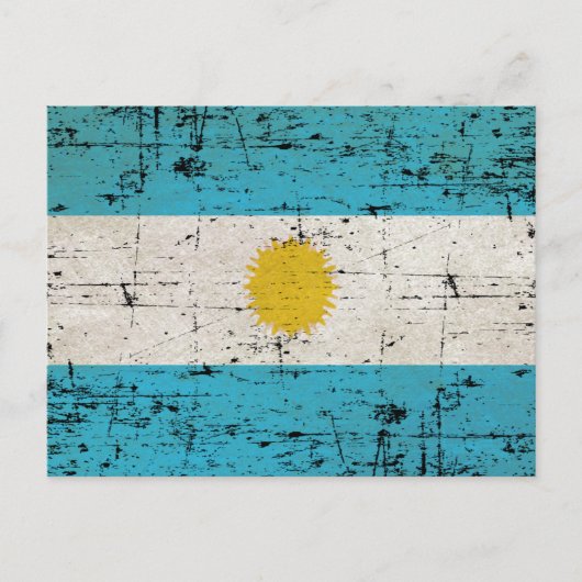 Bandeira da Argentina Briefkaart (Voorkant)