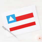Bandeira da Bahia Brasil Rechthoekige Sticker (Envelop)