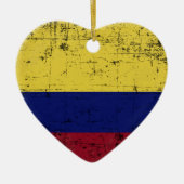 Bandeira da Colombia Keramisch Ornament (Voorkant)