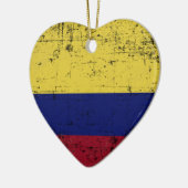 Bandeira da Colombia Keramisch Ornament (Links)