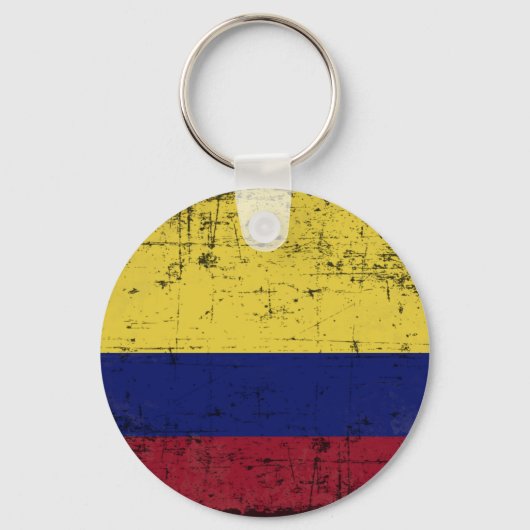 Bandeira da Colombia Sleutelhanger (Voorkant)