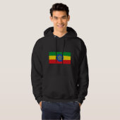 Bandeira da Etiópia Hoodie (Voorkant volledig)