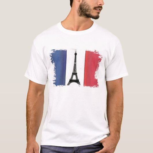 Bandeira da França T-shirt (Voorkant)