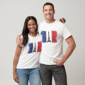 Bandeira da França T-shirt (Unisex)