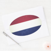 Bandeira da Holanda Ovale Sticker (Envelop)