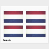 Bandeira da Holanda Rechthoekige Sticker (Vel)