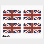 BANDEIRA DA INGLATERRA RECHTHOEKIGE STICKER (Vel)