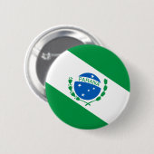 Bandeira da Paraná Brasil Ronde Button 5,7 Cm (Voorkant /achterkant)