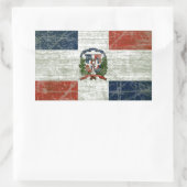 BANDEIRA DA REPÚBLICA DOMINICANA RECHTHOEKIGE STICKER (Tas)