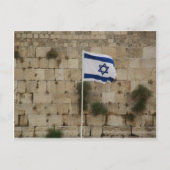 Bandeira de Israel no Muro das Lamentações Briefkaart (Voorkant)