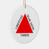 Bandeira de Minas Gerais, Brasil Keramisch Ornament (Rechts)