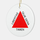 Bandeira de Minas Gerais, Brasil Keramisch Ornament (Links)