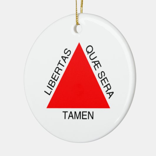 Bandeira de Minas Gerais, Brasil Keramisch Ornament (Links)