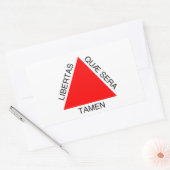 Bandeira de Minas Gerais, Brasil Rechthoekige Sticker (Envelop)