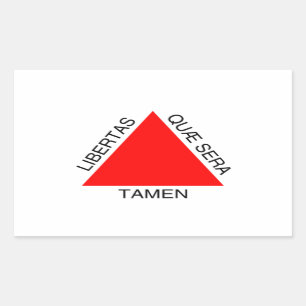 Bandeira de Minas Gerais, Brasil Rechthoekige Sticker