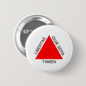 Bandeira de Minas Gerais, Brasil Ronde Button 5,7 Cm (Voorkant /achterkant)