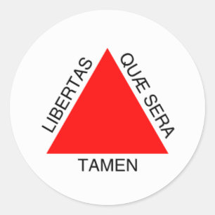 Bandeira de Minas Gerais, Brasil Ronde Sticker
