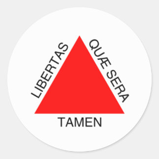 Bandeira de Minas Gerais, Brasil Ronde Sticker