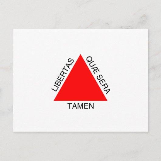 Bandeira de Minas Gerais Briefkaart (Voorkant)