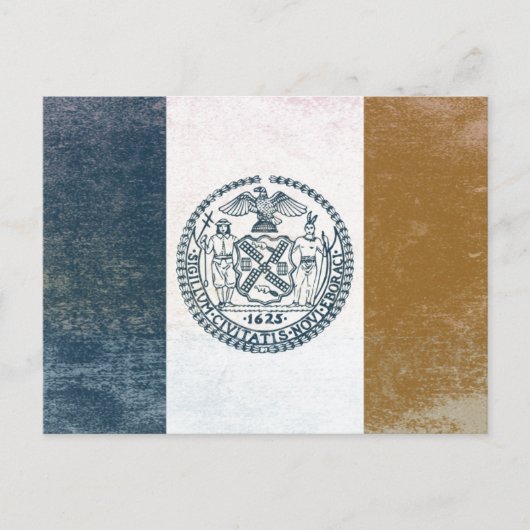 Bandeira de Nova Iorque Briefkaart (Voorkant)
