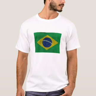 Bandeira do Brasil Estilo Envelhl T-shirt