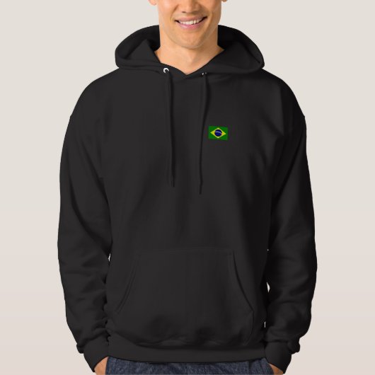 bandeira do Brasil Hoodie (Voorkant)