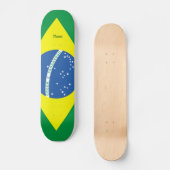 Bandeira do Brasil Persoonlijk Skateboard (Voorkant)
