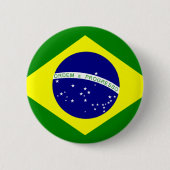 Bandeira do Brasil Ronde Button 5,7 Cm (Voorkant)