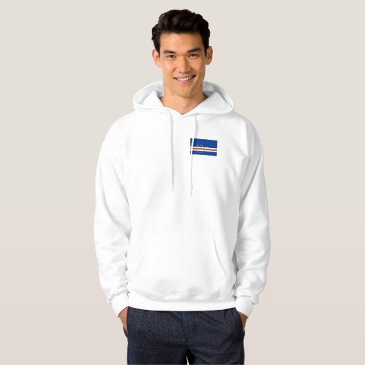 Bandeira do Cabo Verde Hoodie (Voorkant volledig)