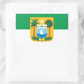 Bandeira do Rio Grande do Norte Brasil Rechthoekige Sticker (Tas)
