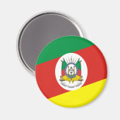 Bandeira do Rio Grande do Sul Magneet (Voorkant / Achterkant)