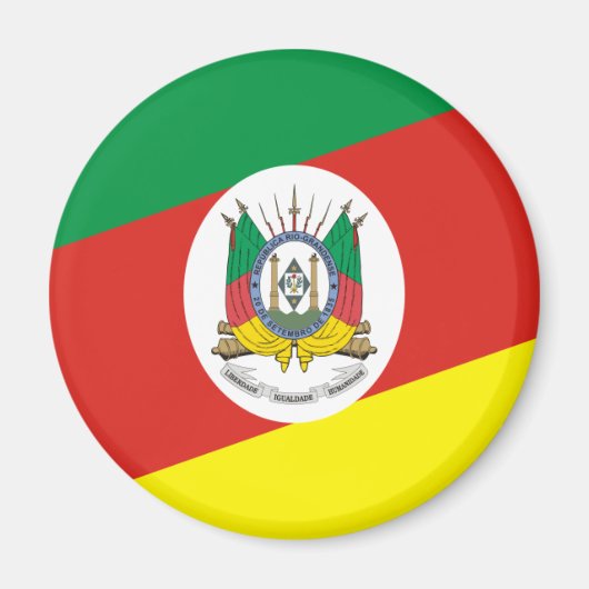 Bandeira do Rio Grande do Sul Magneet (Voorkant)