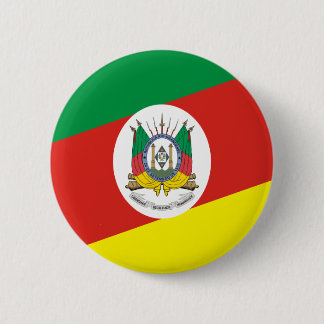 Bandeira do Rio Grande do Sul Ronde Button 5,7 Cm