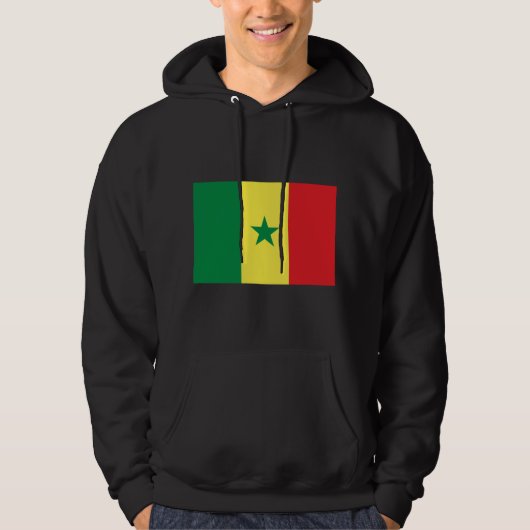Bandeira do Senegal Hoodie (Voorkant)